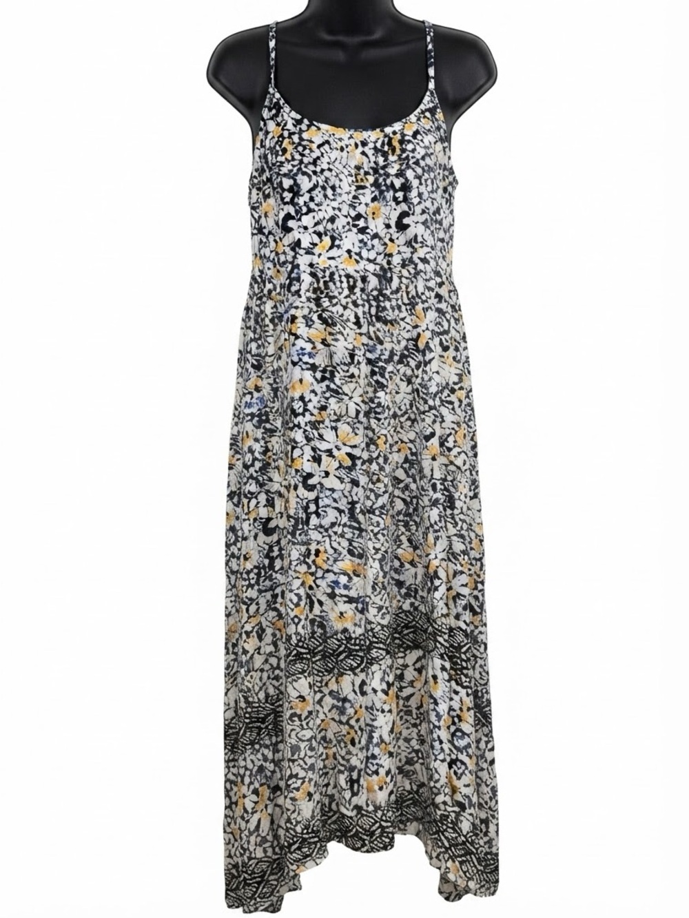 Angie Women's Spaghetti Strap Floral Maxi Dress